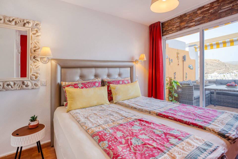 Apartamentos Monseñor, Playa del Cura bedroom