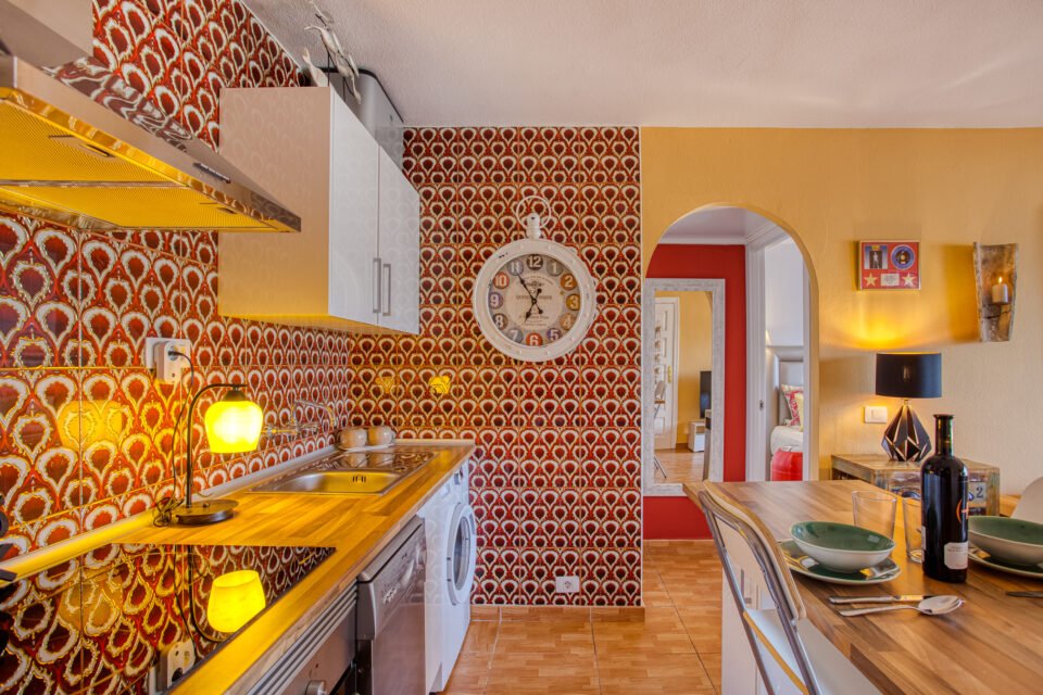 Apartamentos Monseñor, Playa del Cura kitchen